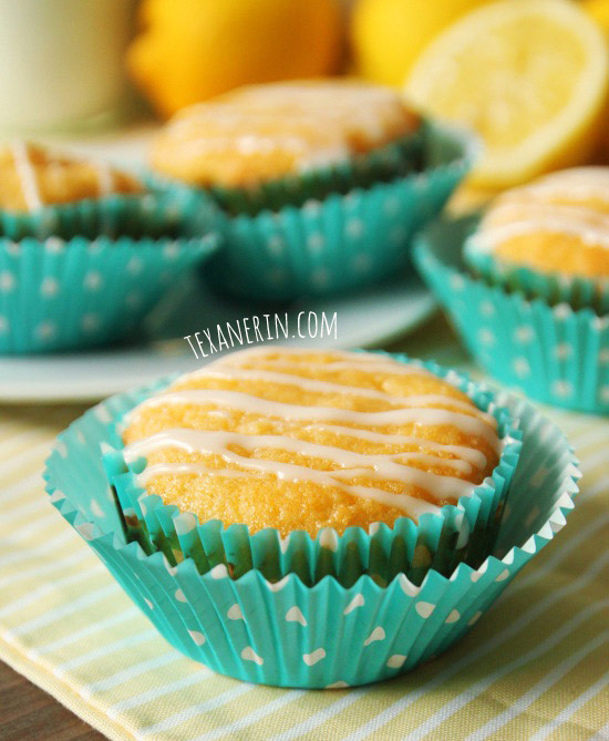  These lemon muffins are gluten-free and grain-free and taste like pound cake! | texanerin.com